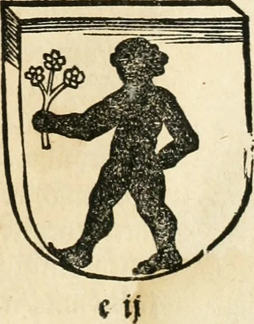 An illustration from Anfang, Vrsprug und Herkomen des Thurniers inn Teutscher Nation : wieuil Thurnier biss vff den letztenn zu Wormbs : auch wie vnnd an welchen Orten die gehalten vñ durch was Fürsten, Grauen, Herrn, Ritter vñ vom Adel, sie iederzeit besucht worden sindt .., 1532, leaf 56