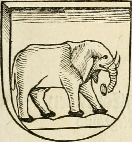 An illustration from Anfang, Vrsprug und Herkomen des Thurniers inn Teutscher Nation : wieuil Thurnier biss vff den letztenn zu Wormbs : auch wie vnnd an welchen Orten die gehalten vñ durch was Fürsten, Grauen, Herrn, Ritter vñ vom Adel, sie iederzeit besucht worden sindt .., 1532, leaf 78