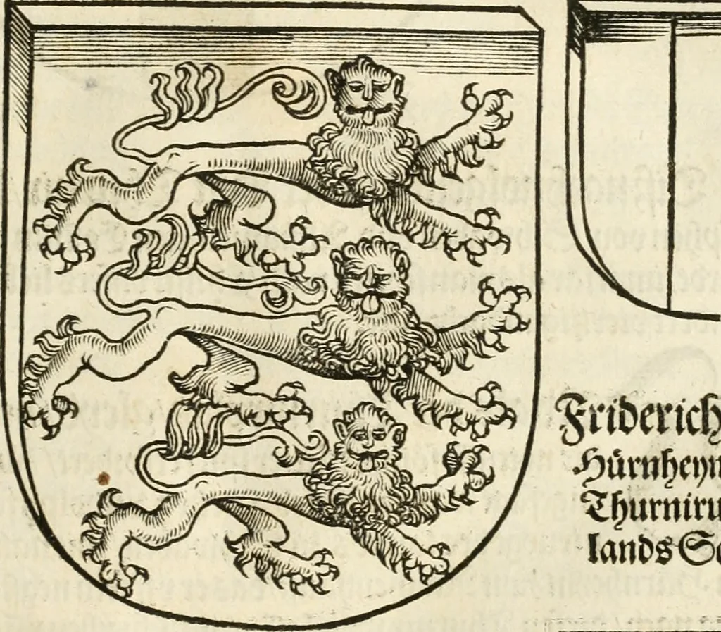 An illustration from Anfang, Vrsprug und Herkomen des Thurniers inn Teutscher Nation : wieuil Thurnier biss vff den letztenn zu Wormbs : auch wie vnnd an welchen Orten die gehalten vñ durch was Fürsten, Grauen, Herrn, Ritter vñ vom Adel, sie iederzeit besucht worden sindt .., 1532, leaf 92