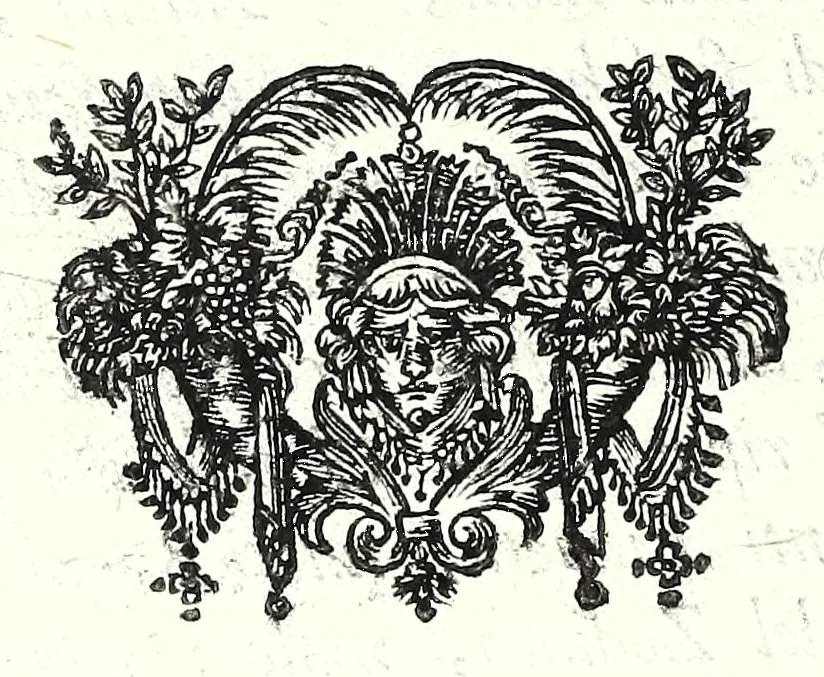 An illustration from Anfiteatro romano : nel quale con le memorie de' grandi si rappilogano in parte l'origine & le grandezze de' primi potentati di Europa, et descriuendosi i principij & l'instituto di tutti gli ordini antichi e nuoui della cavalleria di collana, si rappresenta la nobiltà delle famiglie antiche e nuoue della regia città di Milano : parte prima, 1648, leaf 20