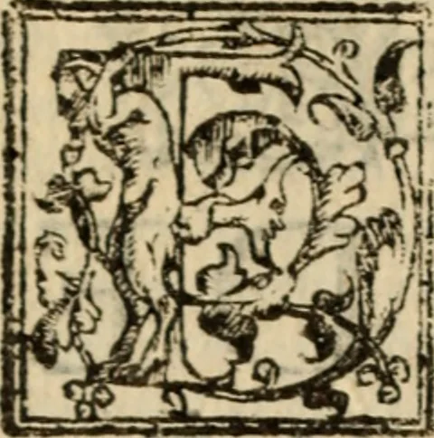 An illustration from Angeli Aretini De maleficiis tractatus : de inquirendis animaduertendisq[ue] criminibus, opus nedum vtile, sed necessarium omnibus, maxime ijs, qui ad prouincias regendas constituti sunt ; cui tractatus Alberti de Gandino, nec non Bonifacii de Vitellinis, vnà cum apostillis Augustini de Arimino, & Hieronymi Chuchalon, veluti apendices subiecimus ... cum eiusdem Angeli vita, 1573, leaf 827