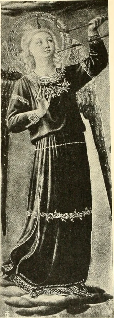 An illustration from The angel of thought, and other poems; impressions from old masters, 1909, leaf 15