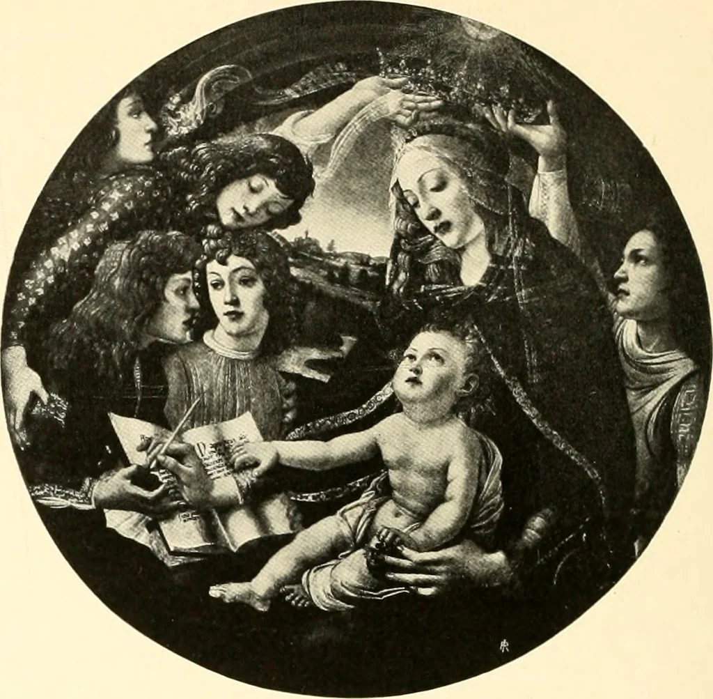 An illustration from The angel of thought, and other poems; impressions from old masters, 1909, leaf 23