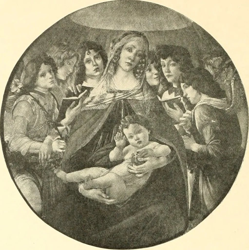 An illustration from The angel of thought, and other poems; impressions from old masters, 1909, leaf 25