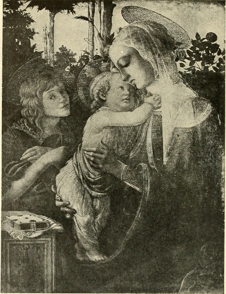 An illustration from The angel of thought, and other poems; impressions from old masters, 1909, leaf 27