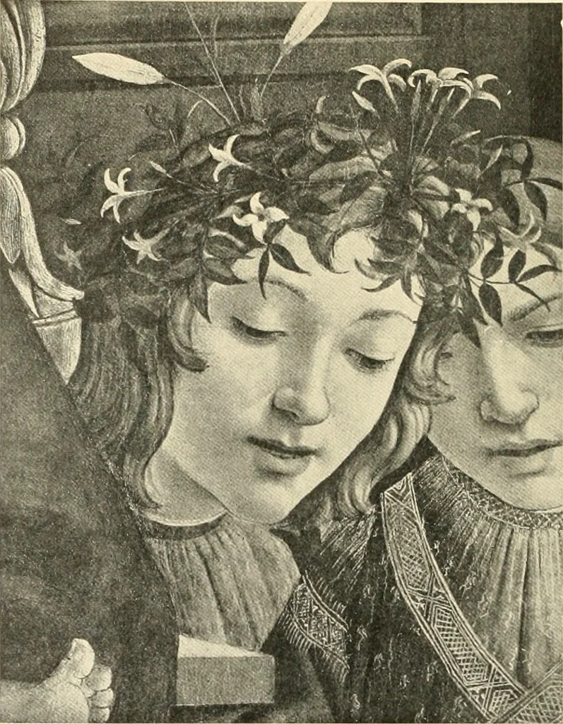 An illustration from The angel of thought, and other poems; impressions from old masters, 1909, leaf 29