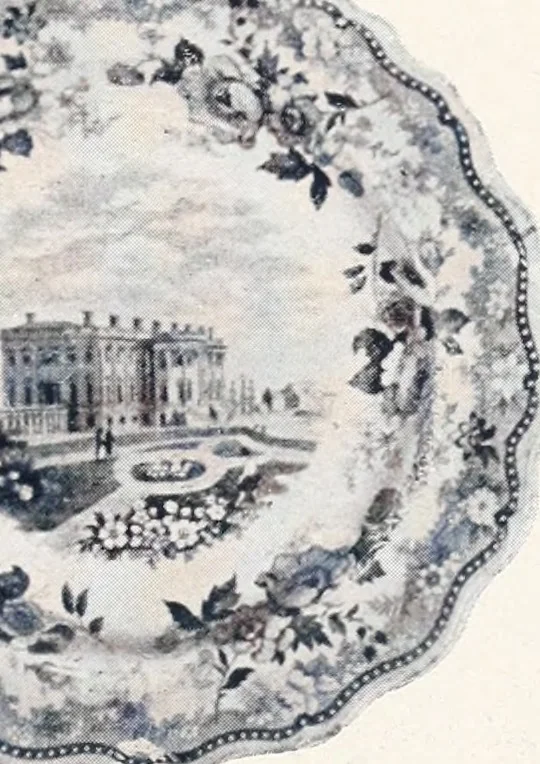 An illustration from Anglo-American pottery; old English china with American views; a manual for collectors, 1901, leaf 106