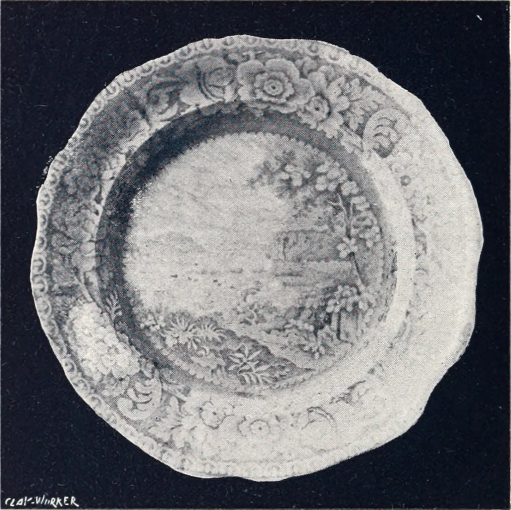 An illustration from Anglo-American pottery; old English china with American views; a manual for collectors, 1901, leaf 125