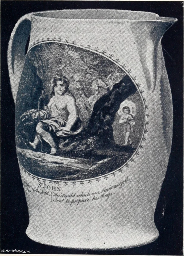 An illustration from Anglo-American pottery; old English china with American views; a manual for collectors, 1901, leaf 14