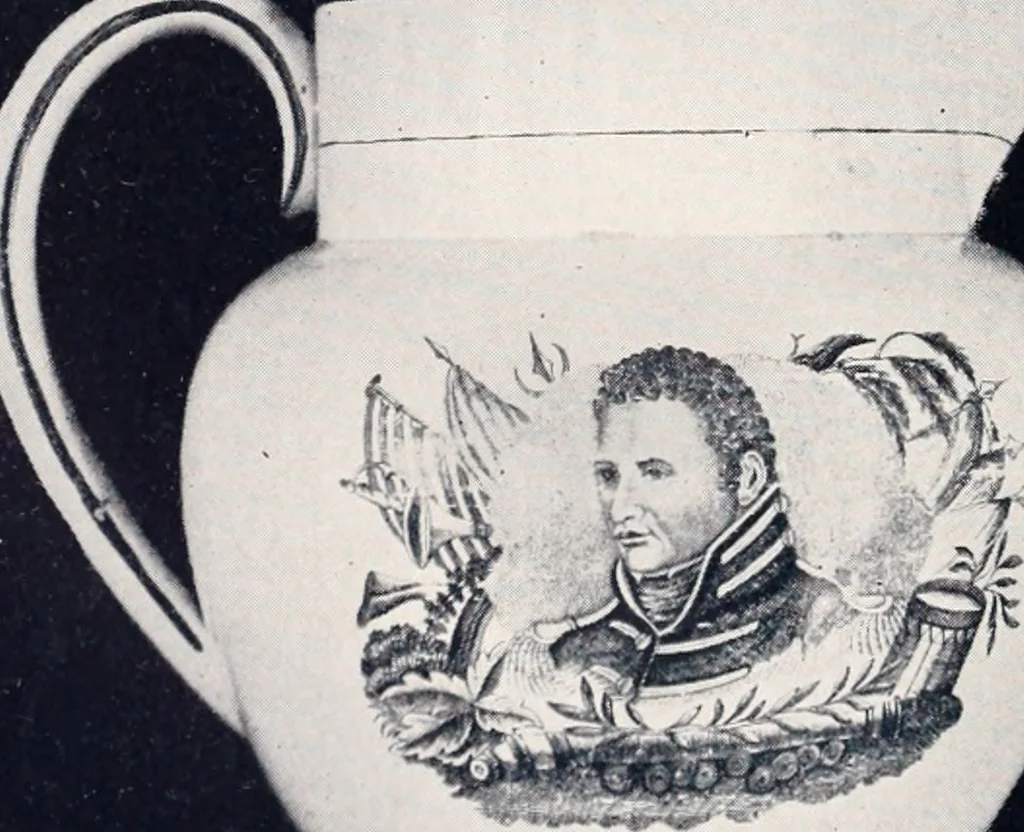 An illustration from Anglo-American pottery; old English china with American views; a manual for collectors, 1901, leaf 149