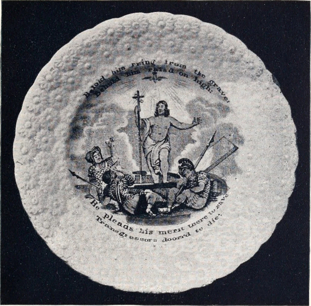 An illustration from Anglo-American pottery; old English china with American views; a manual for collectors, 1901, leaf 160