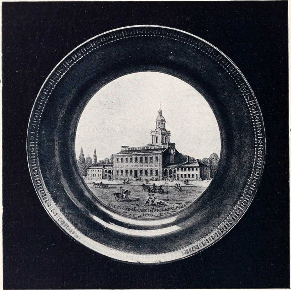 An illustration from Anglo-American pottery; old English china with American views; a manual for collectors, 1901, leaf 167