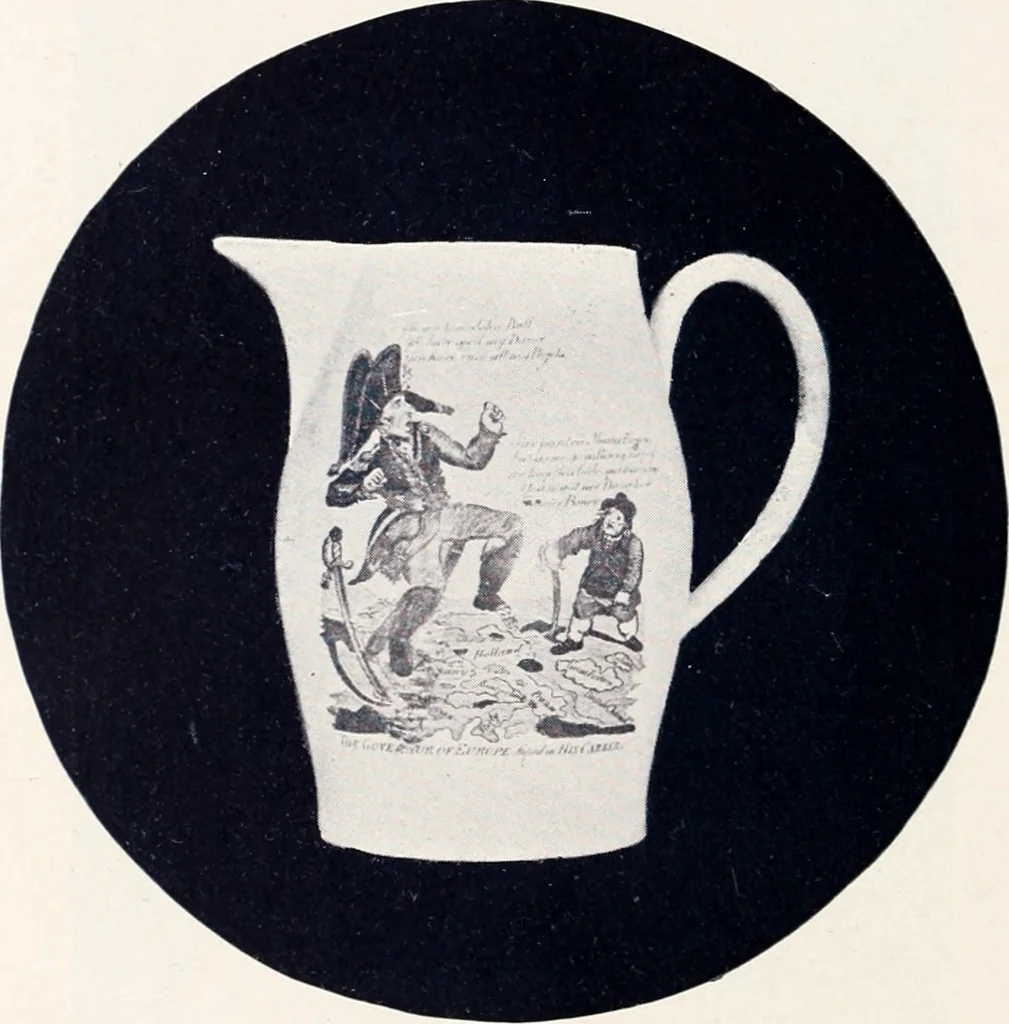 An illustration from Anglo-American pottery; old English china with American views; a manual for collectors, 1901, leaf 17