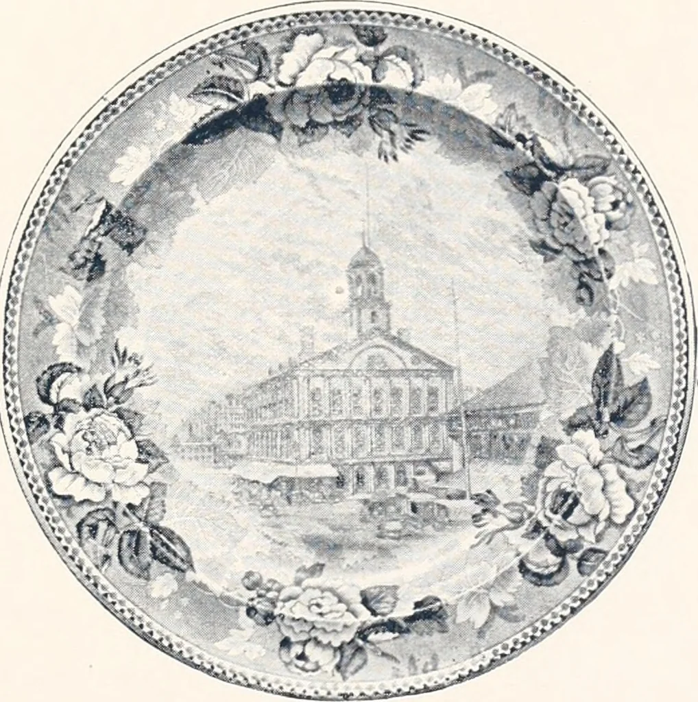 An illustration from Anglo-American pottery; old English china with American views; a manual for collectors, 1901, leaf 170