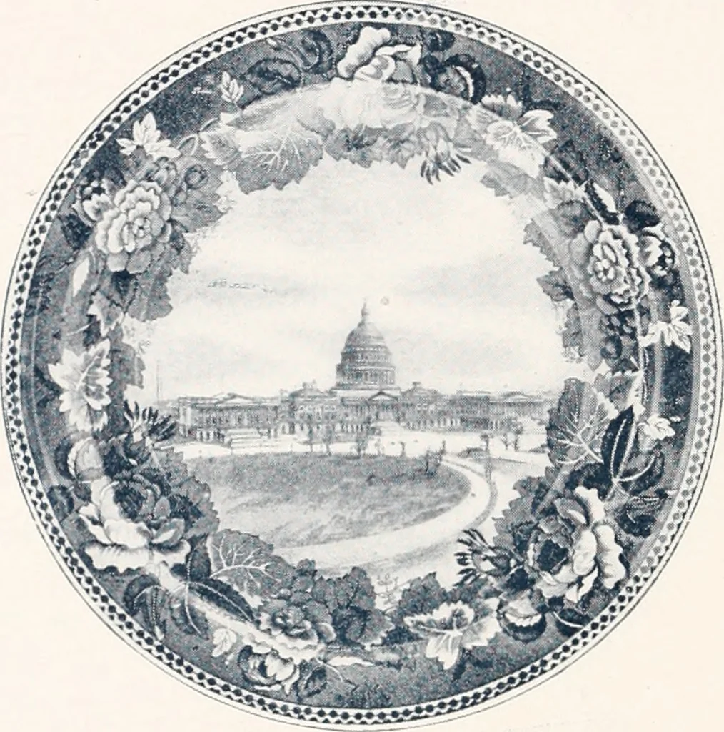 An illustration from Anglo-American pottery; old English china with American views; a manual for collectors, 1901, leaf 171
