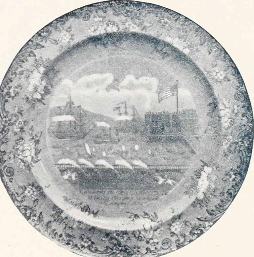 An illustration from Anglo-American pottery; old English china with American views; a manual for collectors, 1901, leaf 175