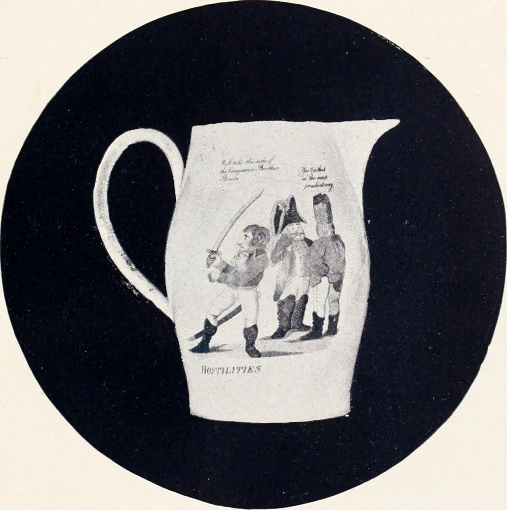 An illustration from Anglo-American pottery; old English china with American views; a manual for collectors, 1901, leaf 18