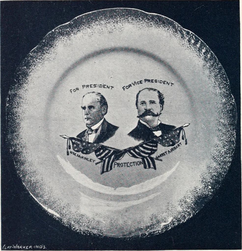 An illustration from Anglo-American pottery; old English china with American views; a manual for collectors, 1901, leaf 187