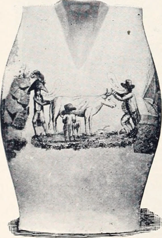 An illustration from Anglo-American pottery; old English china with American views; a manual for collectors, 1901, leaf 19