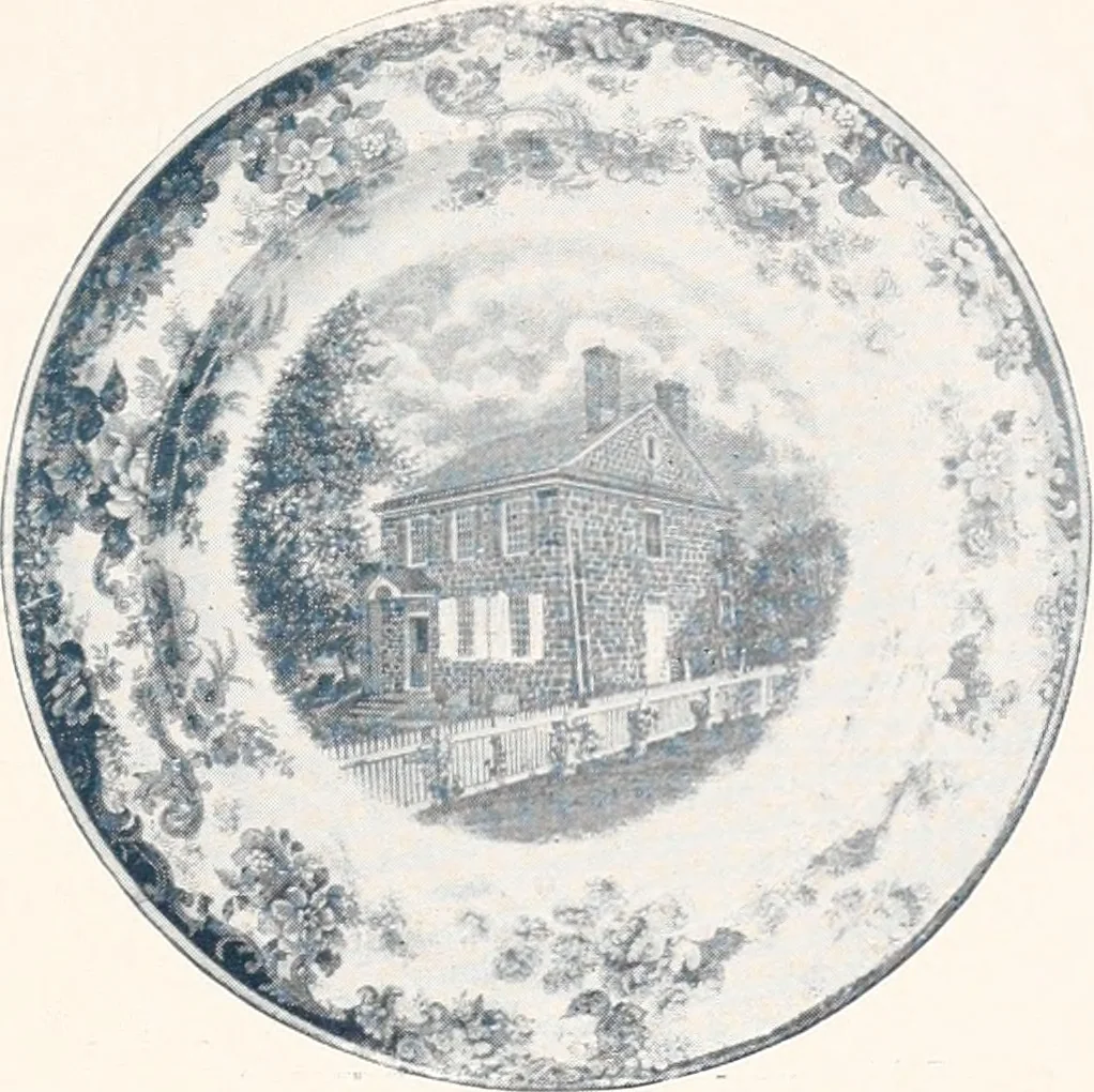 An illustration from Anglo-American pottery; old English china with American views; a manual for collectors, 1901, leaf 230