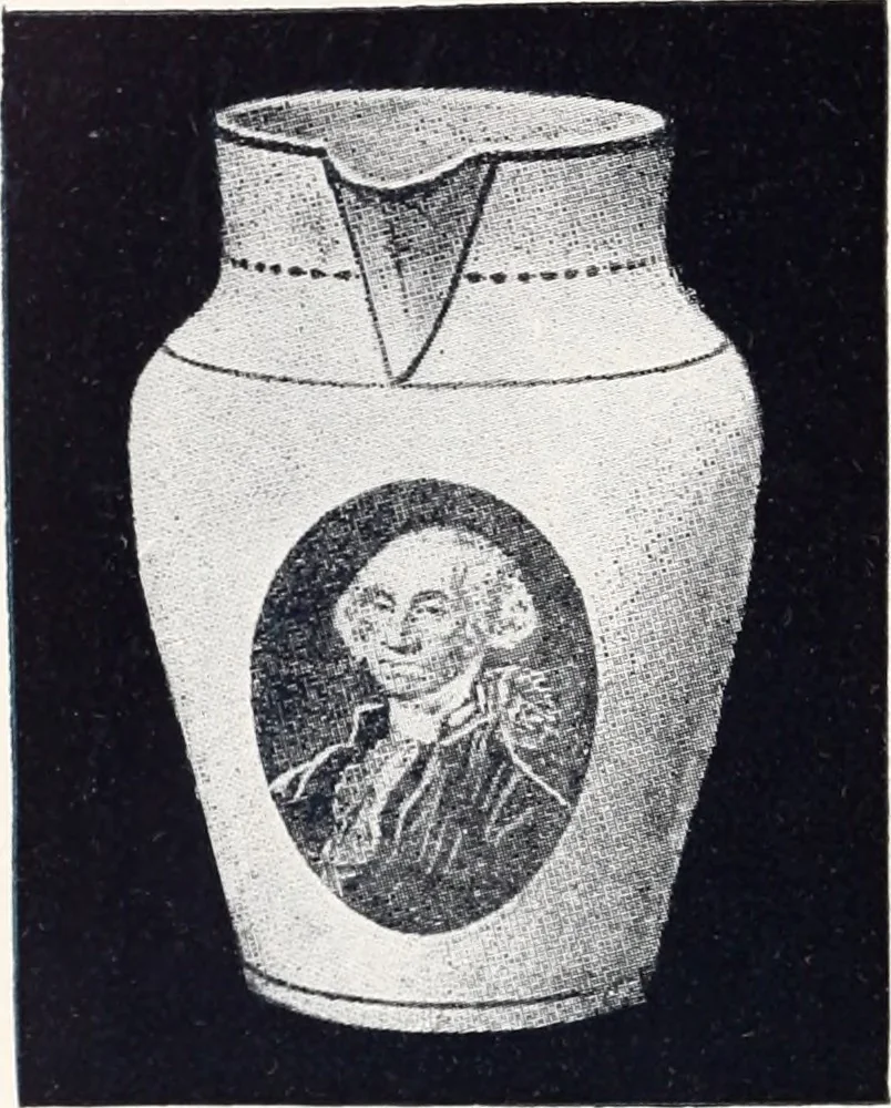 An illustration from Anglo-American pottery; old English china with American views; a manual for collectors, 1901, leaf 27