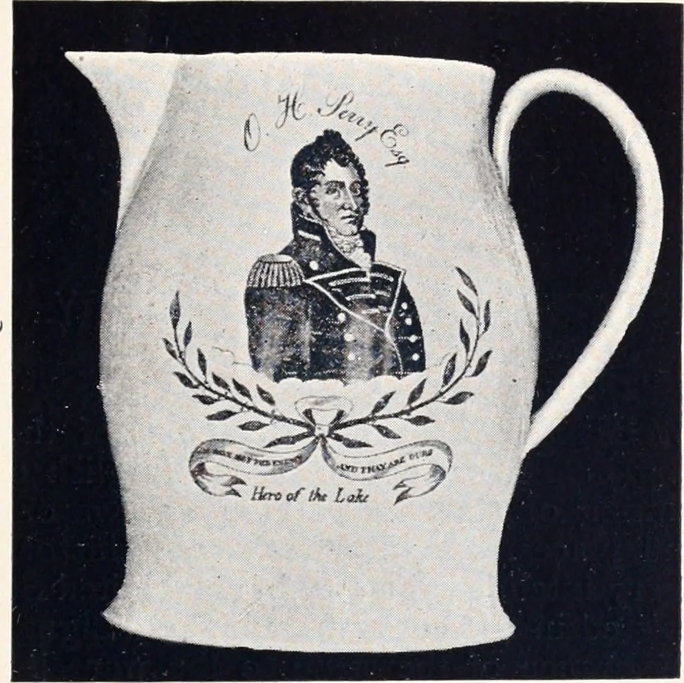 An illustration from Anglo-American pottery; old English china with American views; a manual for collectors, 1901, leaf 32