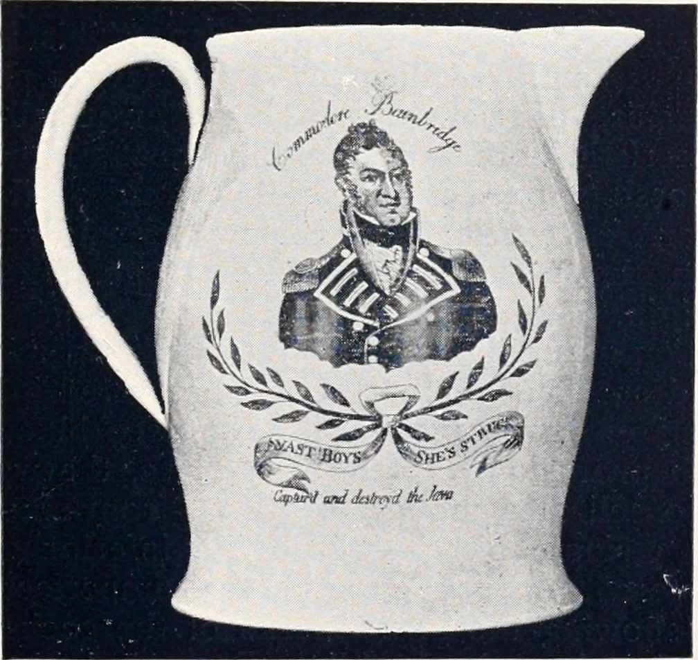 An illustration from Anglo-American pottery; old English china with American views; a manual for collectors, 1901, leaf 32