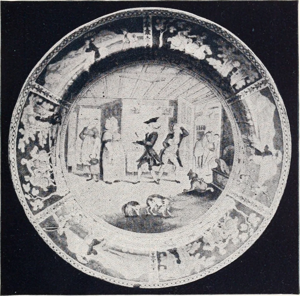 An illustration from Anglo-American pottery; old English china with American views; a manual for collectors, 1901, leaf 58