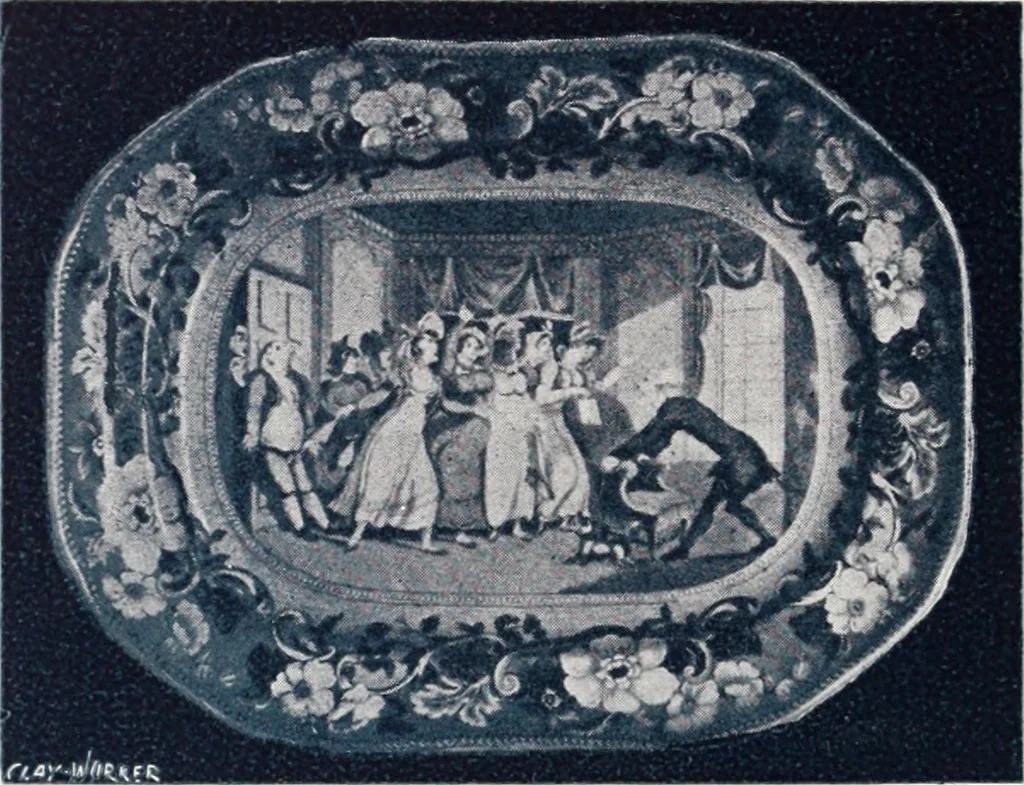 An illustration from Anglo-American pottery; old English china with American views; a manual for collectors, 1901, leaf 59
