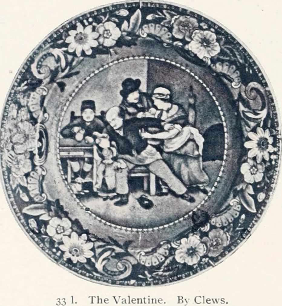 An illustration from Anglo-American pottery; old English china with American views; a manual for collectors, 1901, leaf 61