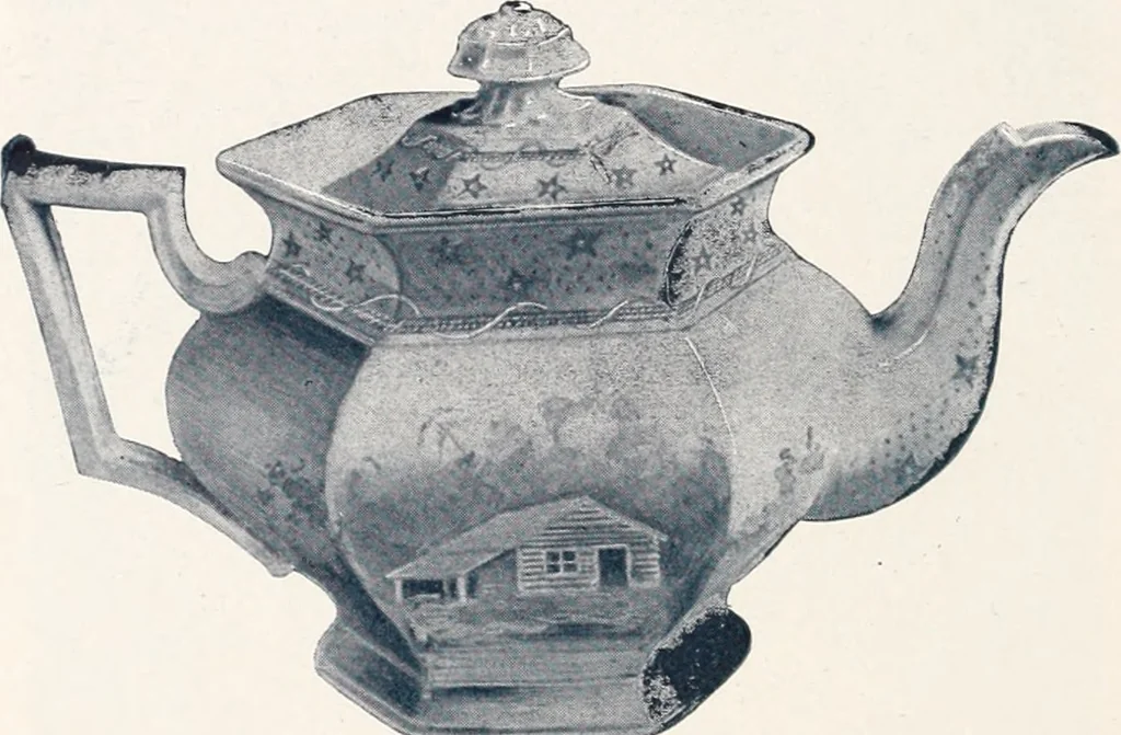 An illustration from Anglo-American pottery; old English china with American views; a manual for collectors, 1901, leaf 73