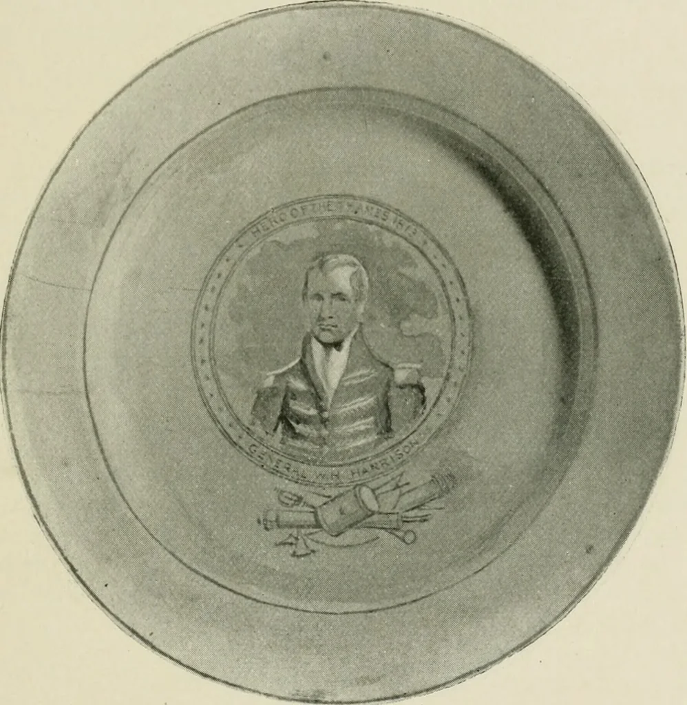 An illustration from Anglo-American pottery; old English china with American views, a manual for collectors, 1899, leaf 106