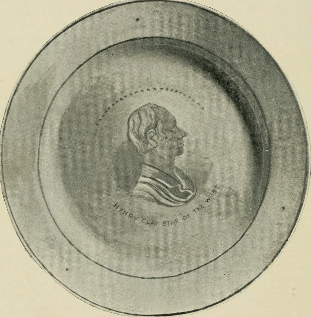 An illustration from Anglo-American pottery; old English china with American views, a manual for collectors, 1899, leaf 107