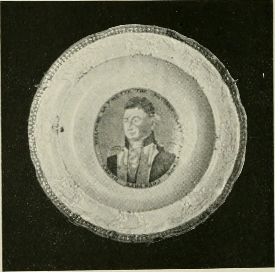 An illustration from Anglo-American pottery; old English china with American views, a manual for collectors, 1899, leaf 127