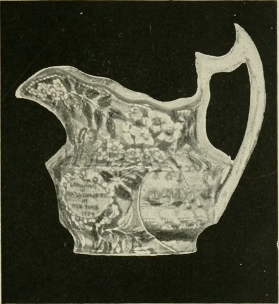 An illustration from Anglo-American pottery; old English china with American views, a manual for collectors, 1899, leaf 140
