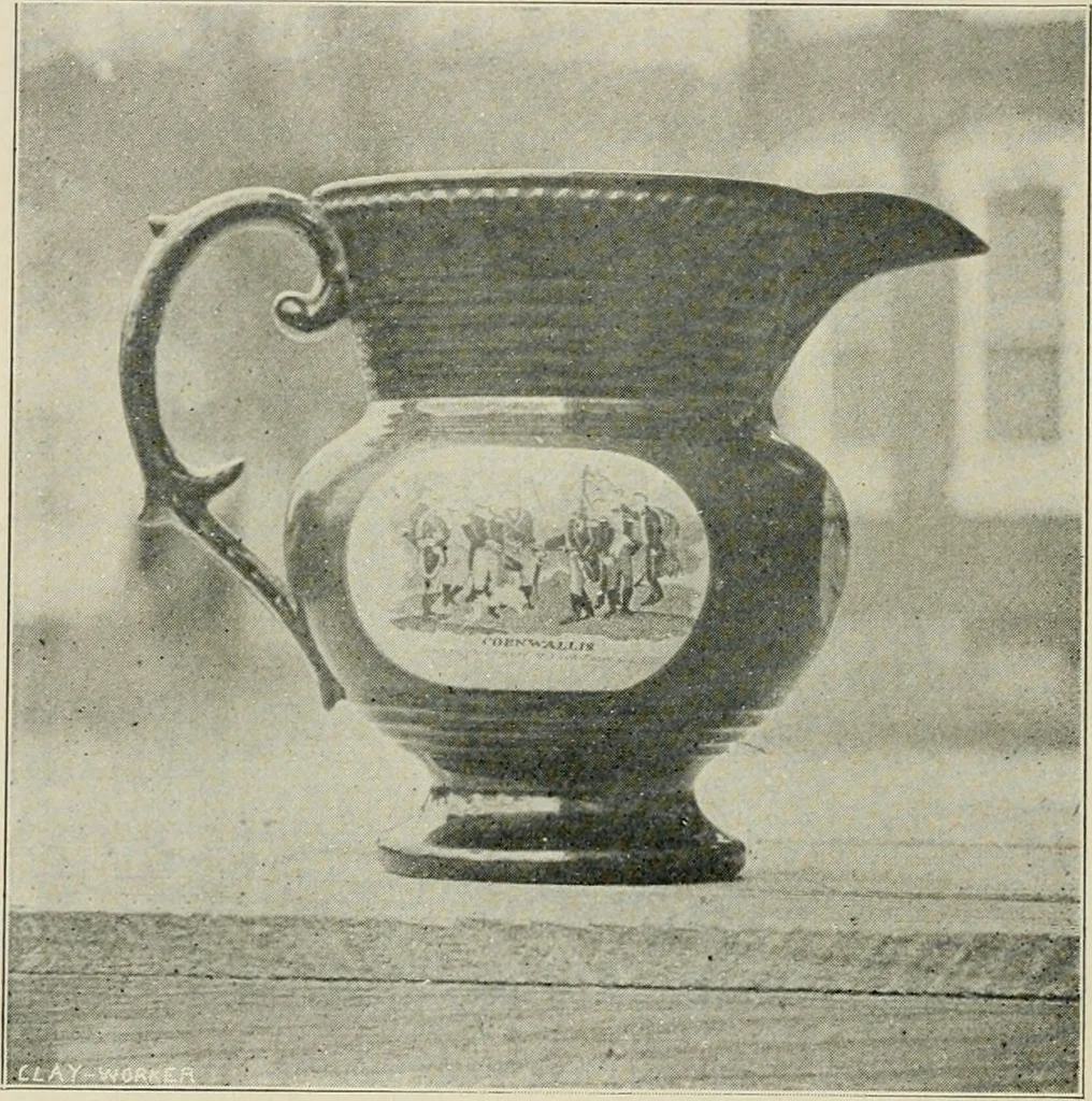 An illustration from Anglo-American pottery; old English china with American views, a manual for collectors, 1899, leaf 141