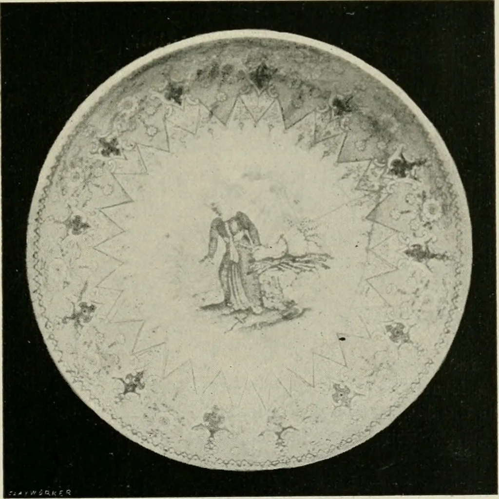 An illustration from Anglo-American pottery; old English china with American views, a manual for collectors, 1899, leaf 156