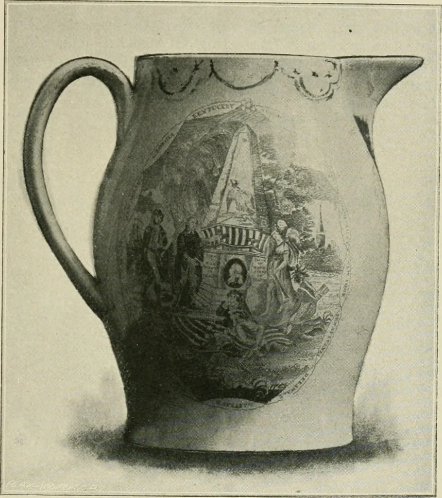 An illustration from Anglo-American pottery; old English china with American views, a manual for collectors, 1899, leaf 24