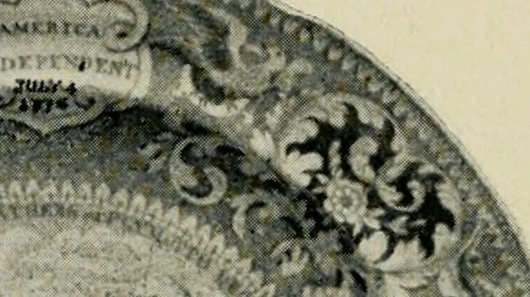 An illustration from Anglo-American pottery; old English china with American views, a manual for collectors, 1899, leaf 31