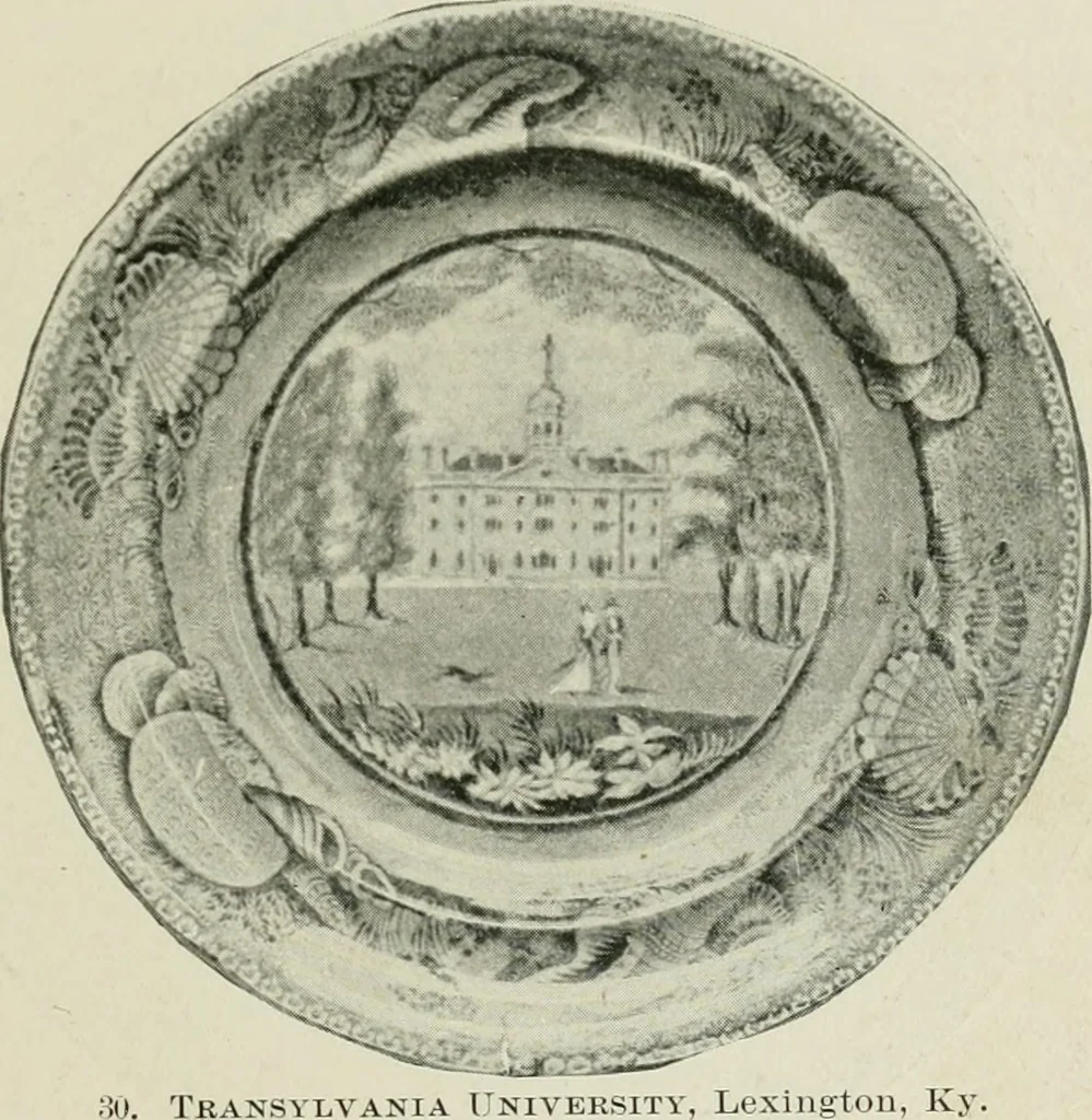 An illustration from Anglo-American pottery; old English china with American views, a manual for collectors, 1899, leaf 34