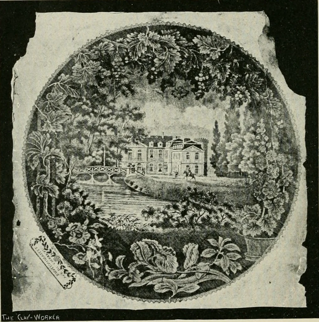 An illustration from Anglo-American pottery; old English china with American views, a manual for collectors, 1899, leaf 37