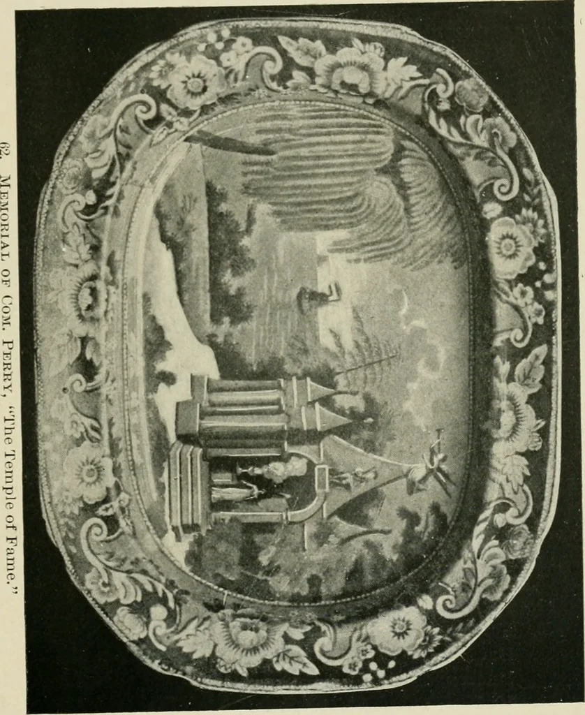 An illustration from Anglo-American pottery; old English china with American views, a manual for collectors, 1899, leaf 48