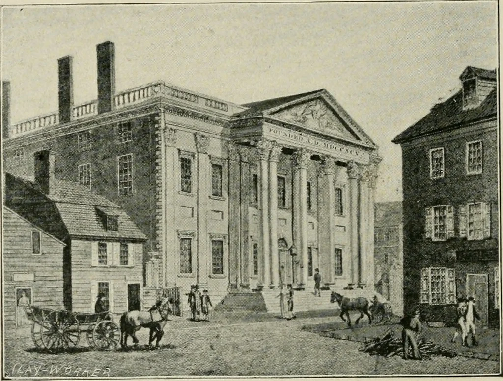 An illustration from Anglo-American pottery; old English china with American views, a manual for collectors, 1899, leaf 73