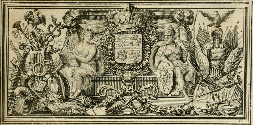 An illustration from Anicii Manlii Severini Boëtii ... Consolationis philosophiæ libros quinque, 1680, leaf 10