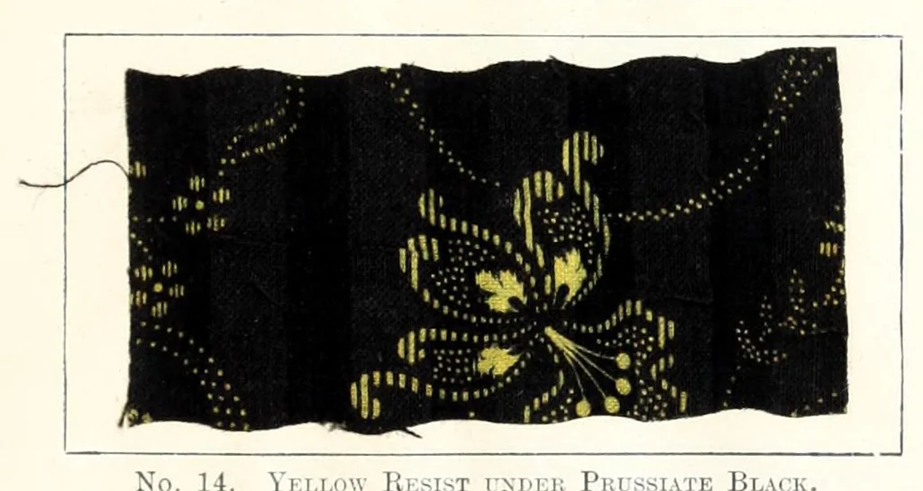 An illustration from Aniline black and its applications in dyeing and printing, 1909, leaf 235