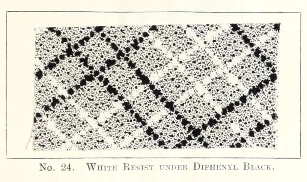An illustration from Aniline black and its applications in dyeing and printing, 1909, leaf 241