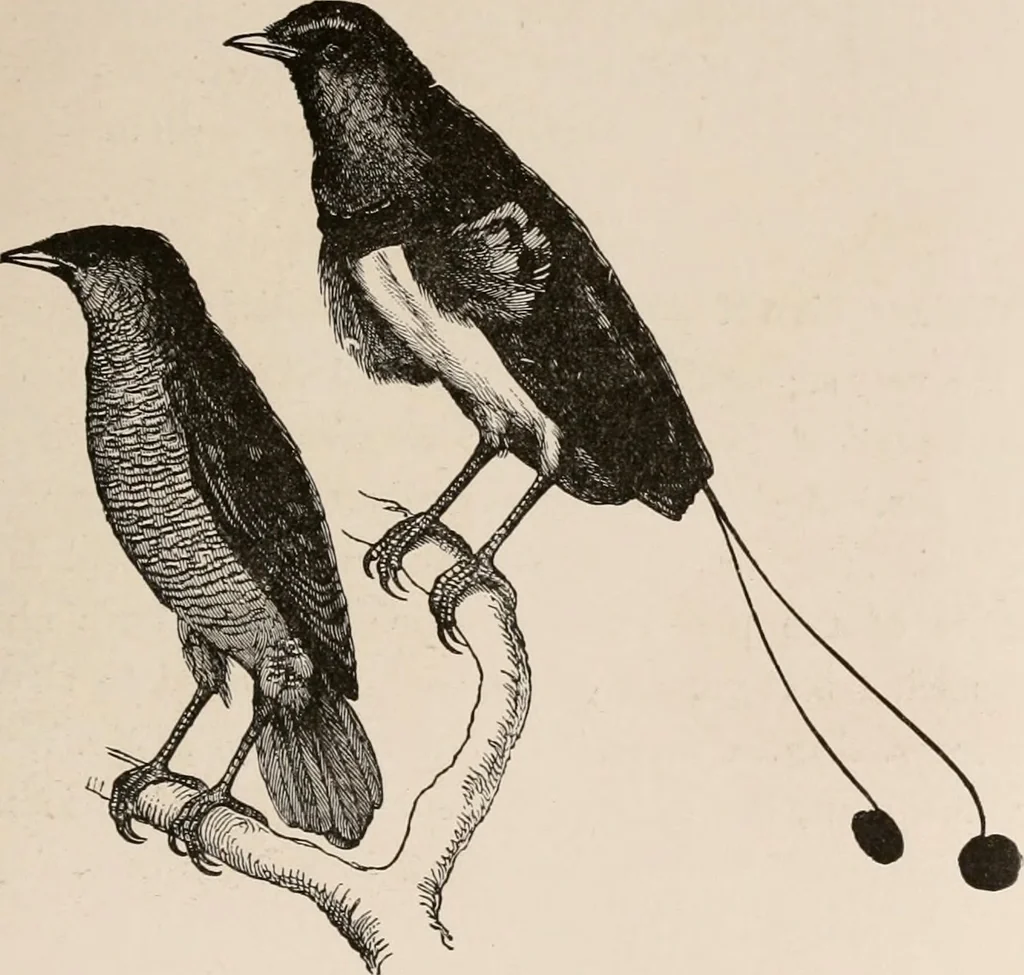 An illustration from Animal coloration; an account of the principal facts and theories relating to the colours and markings of animals, 1892, leaf 278