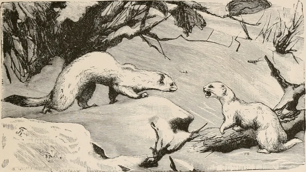 An illustration from Animal coloration; an account of the principal facts and theories relating to the colours and markings of animals, 1892, leaf 88