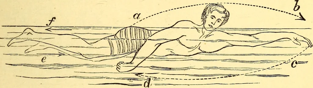 An illustration from Animal locomotion, or Walking, swimming, and flying, with a dissertation on aëronautics, 1874, leaf 110