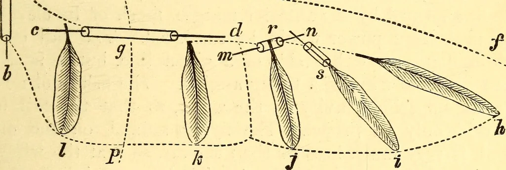 An illustration from Animal locomotion, or Walking, swimming, and flying, with a dissertation on aëronautics, 1874, leaf 174